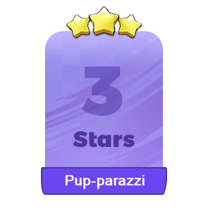 MMOJUGG Monopoly Go Pup-parazzi 3 Stars-S21-2 Details View of Item Function and Use
